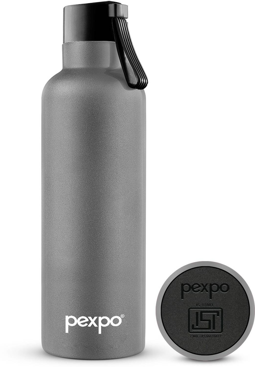 Go24 Water Bottle Hot & Cold Flask ISI Certified Steel Bottle 3 Layer Insulation-Oslo 750 ml Stainless Steel Flask