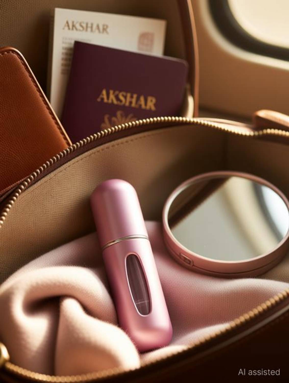 Akshar collection Portable Mini Refillable Perfume Atomizer Bottle Travel Size Bottles Accessories 5 ml Plastic Spray Bottle
