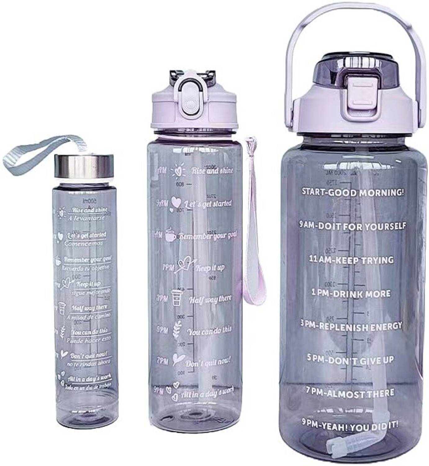 ASHGUJ Leakproof Unbreabale BPA Free Travel & Gym Big Water Bottle 2000 ml Silicone Bottle