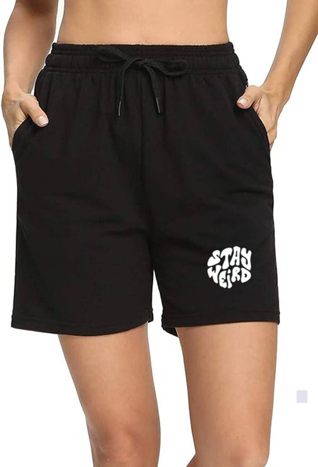 Adabsha Solid Women Black Regular Shorts