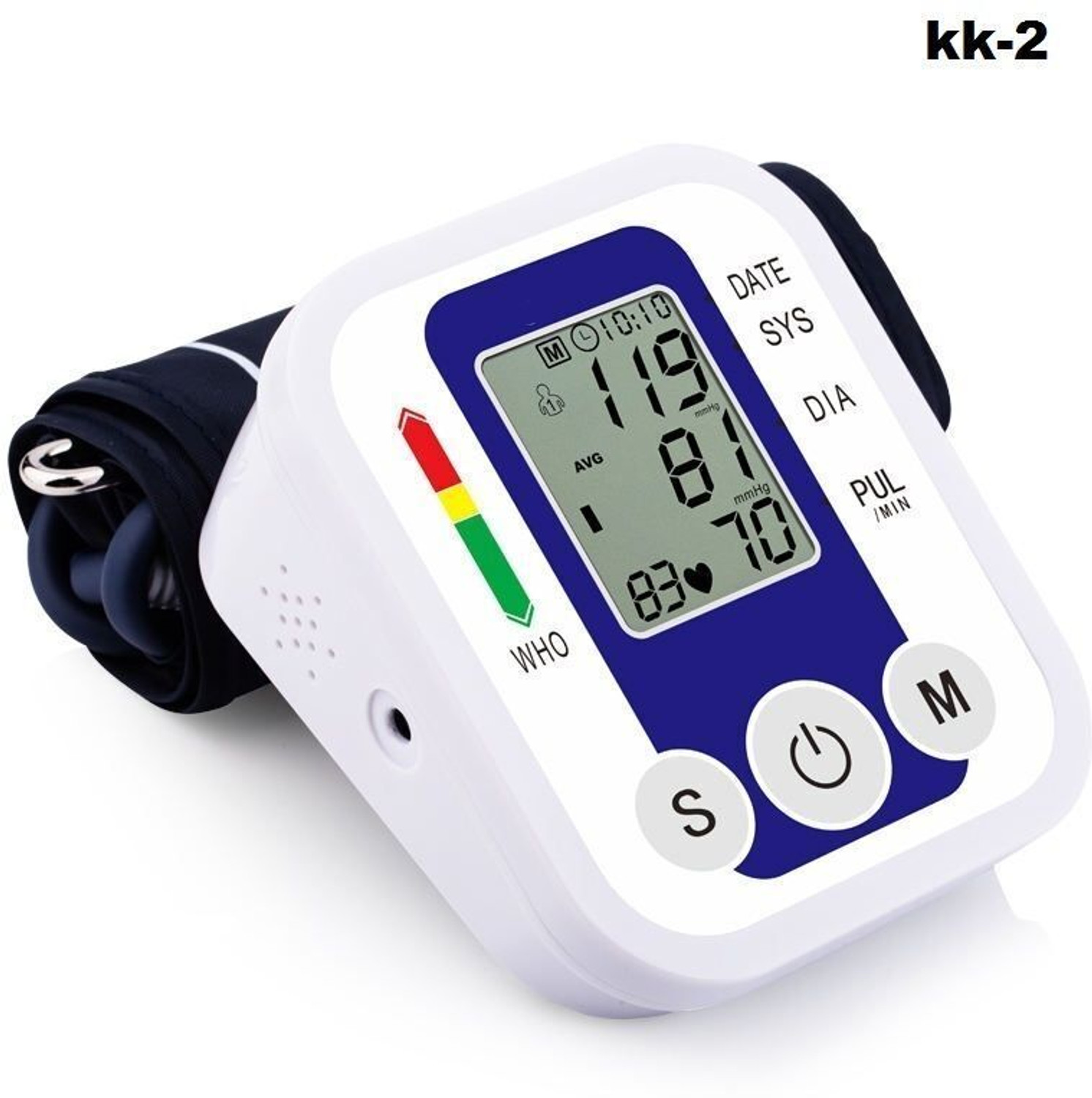 Image of Accutrust KK-2 (BP) Digital Blood Pressure Monitor for Home Use | Automatic Upper Arm BP Machine Bp Monitor