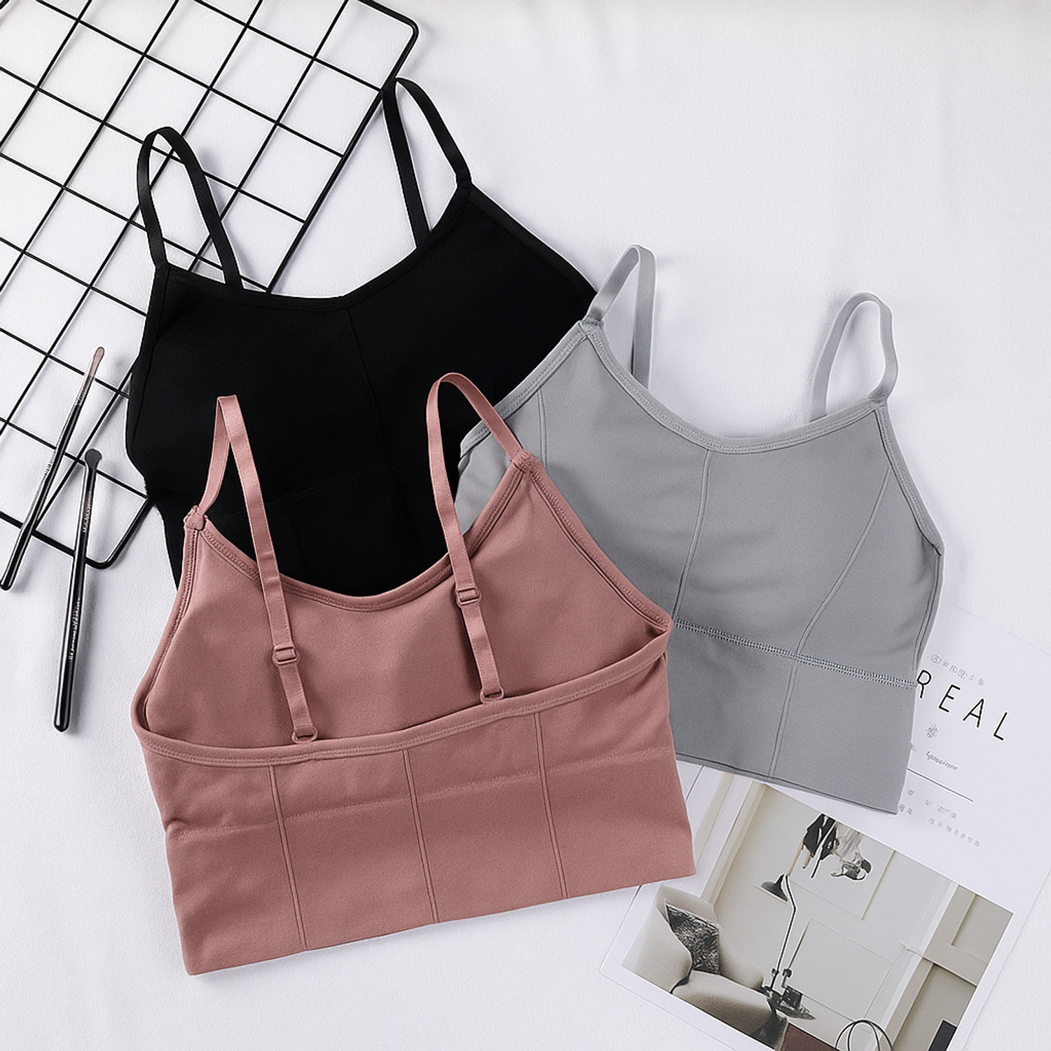 Image of Mrs Queen Women Sports Lightly Padded Bra Women Sports Lightly Padded Bra