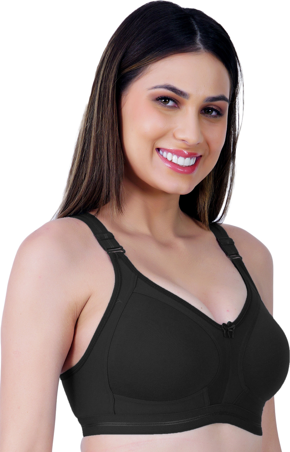 Image of Ladyland Damani women Cotton 4 hook bra Women T-Shirt Non Padded Bra