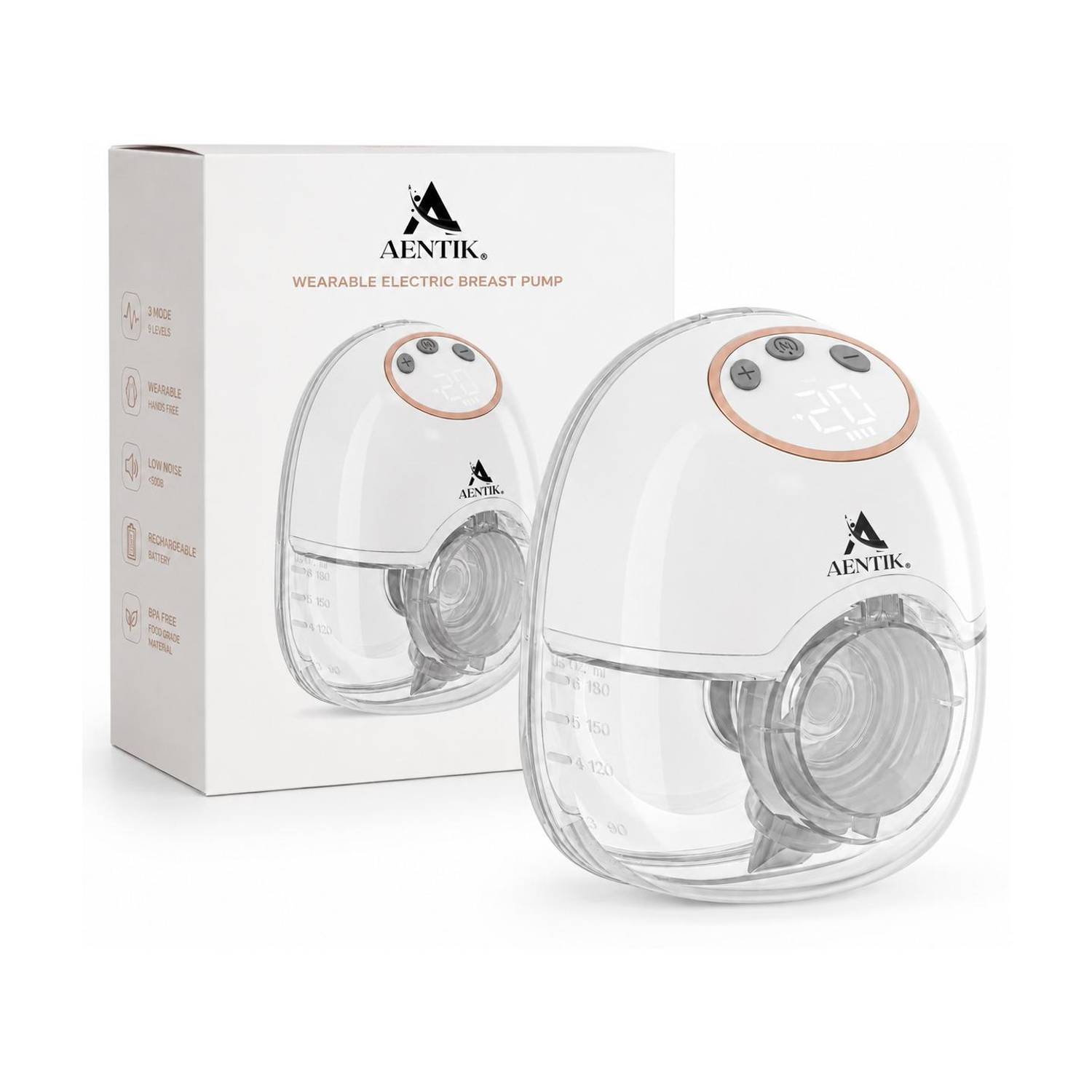 AENTIK Hand free Breast Pump Electric  - Electric