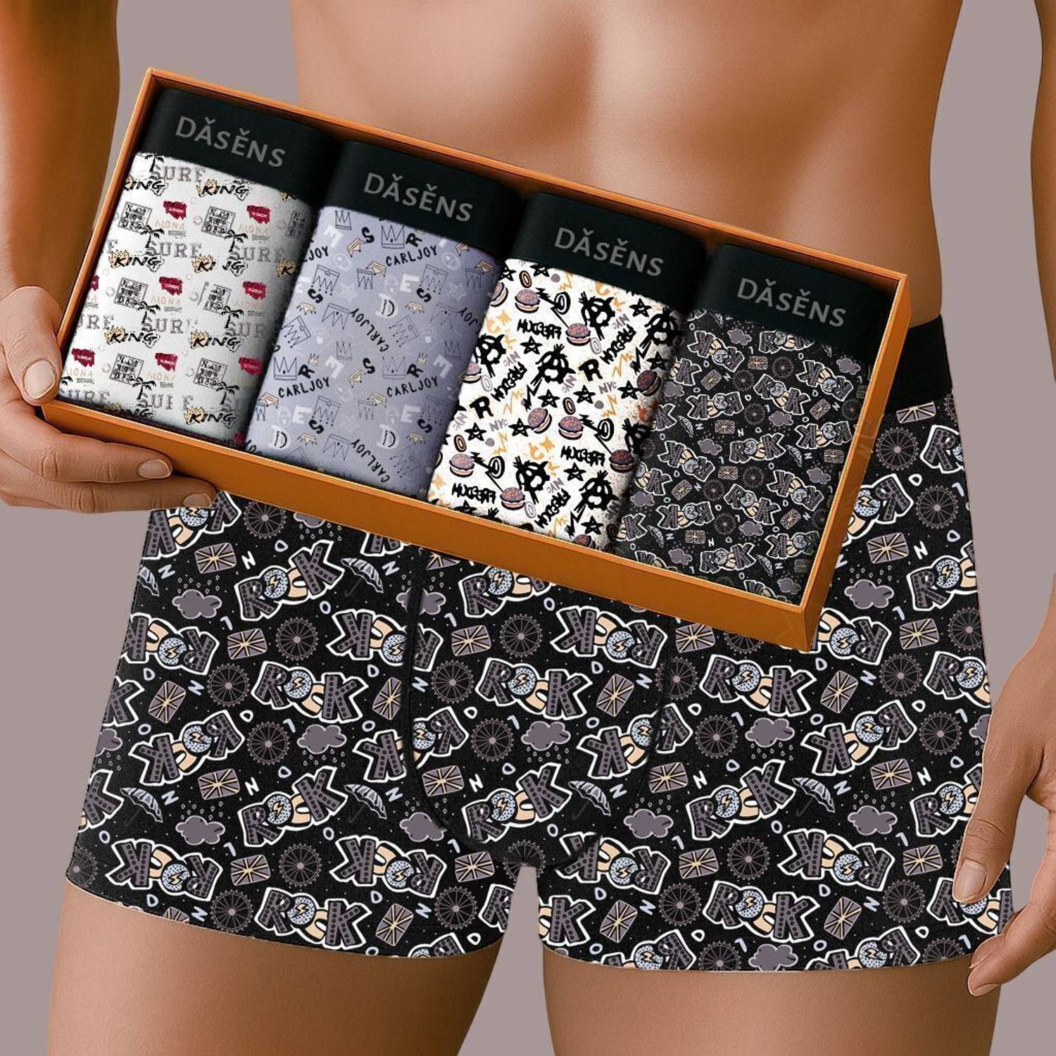 Dasens Pack of 4 Men Brief