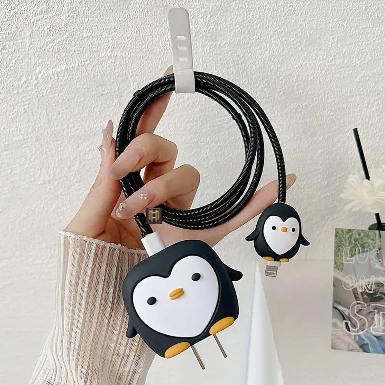 AUDICE Silicone Press Stud Headphone Pouch For Charger Cover 25W