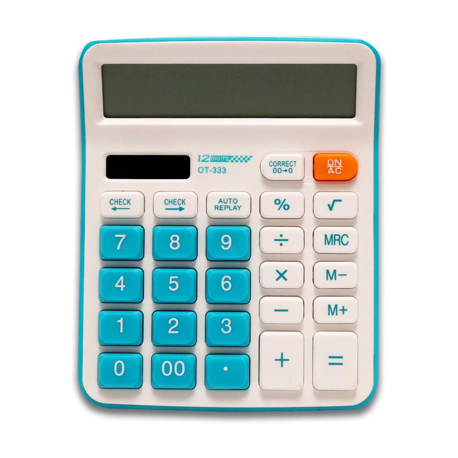 Image of Villy 12 Digit Check & Correct Desktop Calculator Basic Calculator (12 Digit)