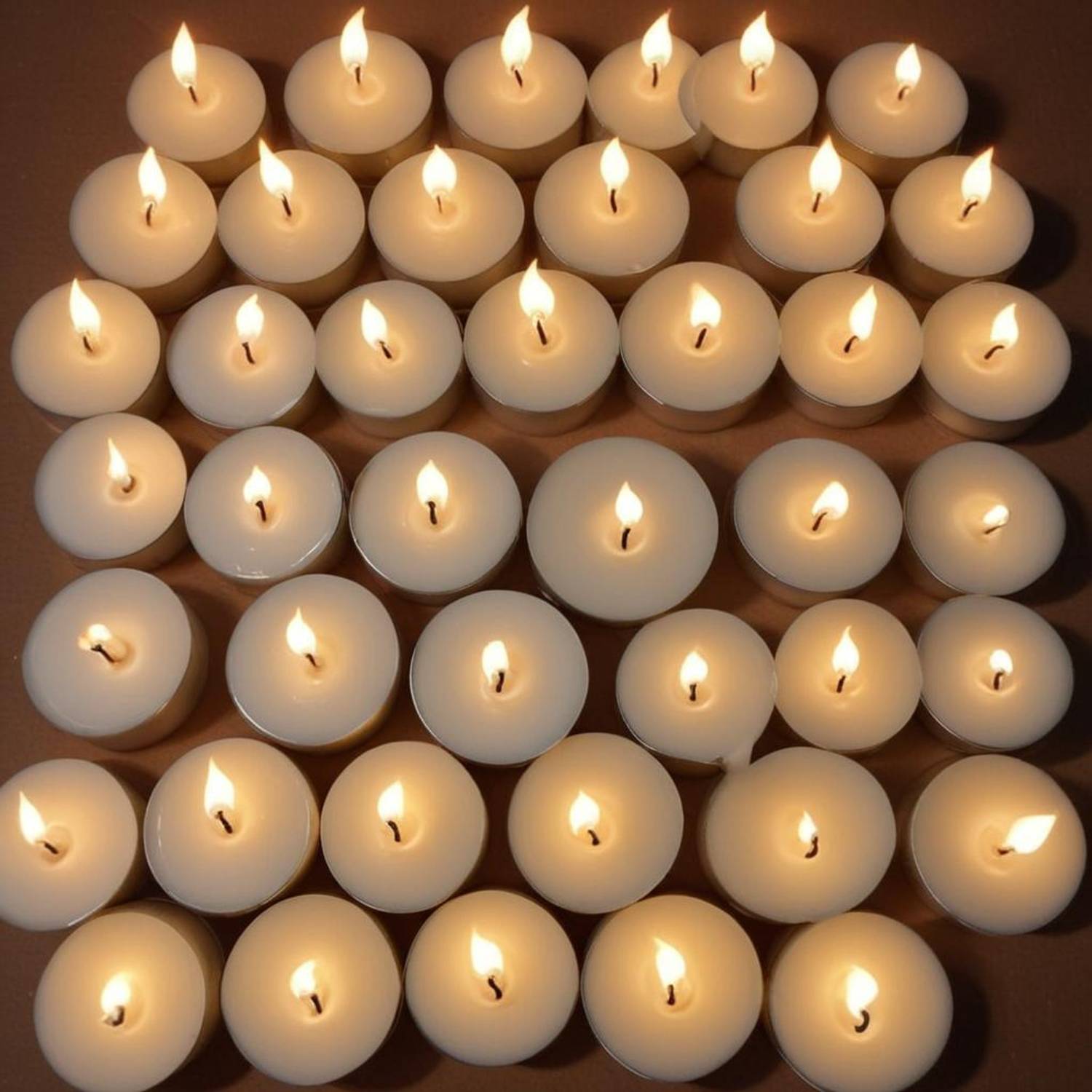 BIndian Tea Light Candle Pack of 50 Hour Long Burning_tlc101 Candle