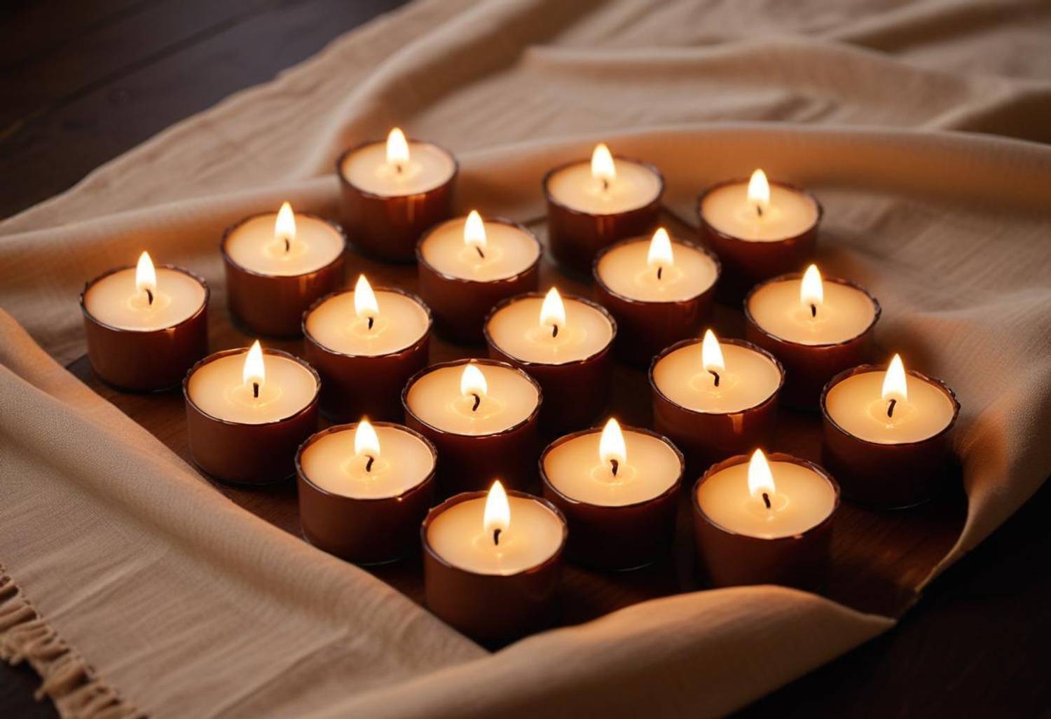 BIndian Tea Light Candle Pack of 50 Hour Long Burning_tlc083 Candle