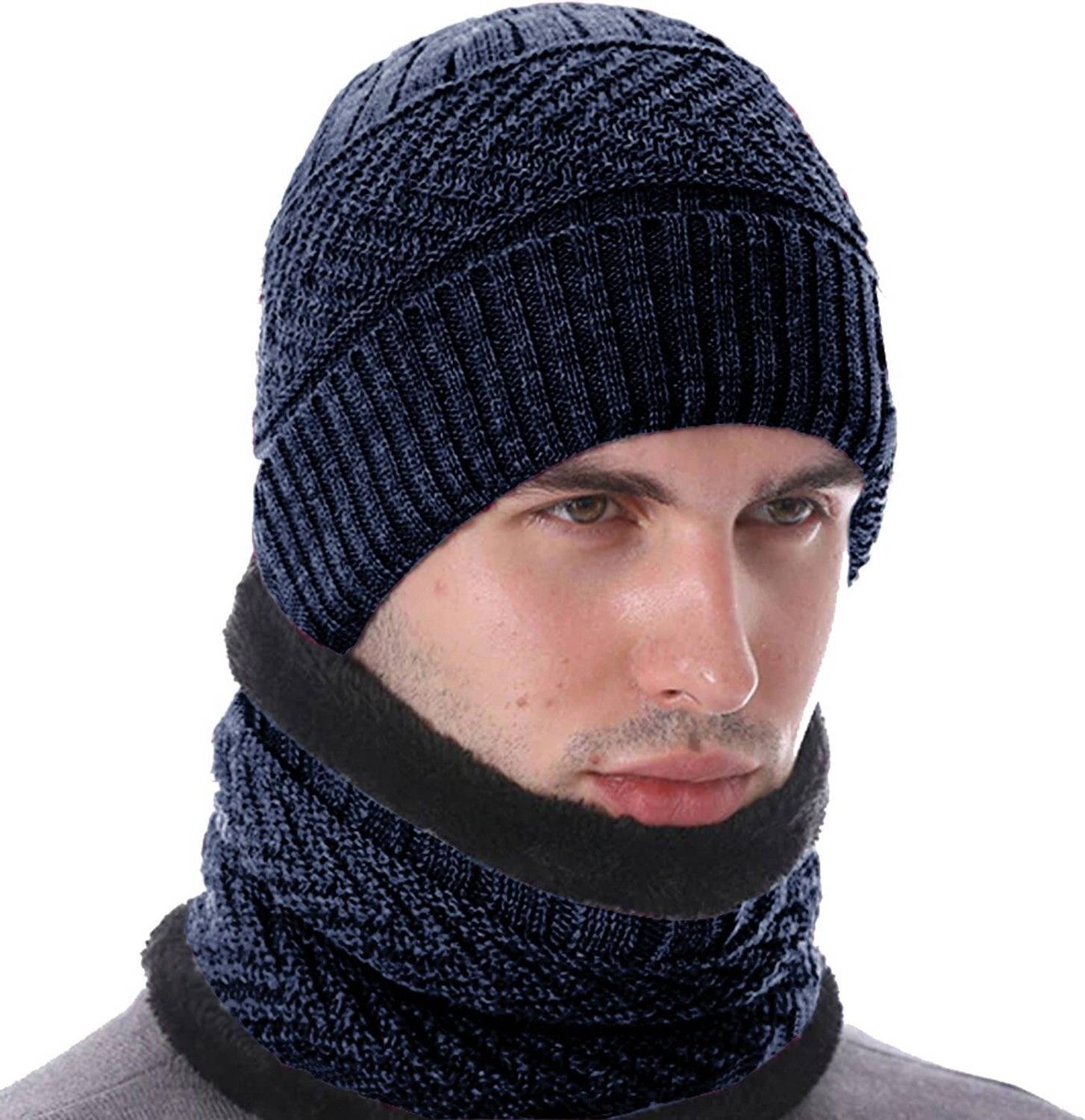 AdroitZ Self Design Beanie