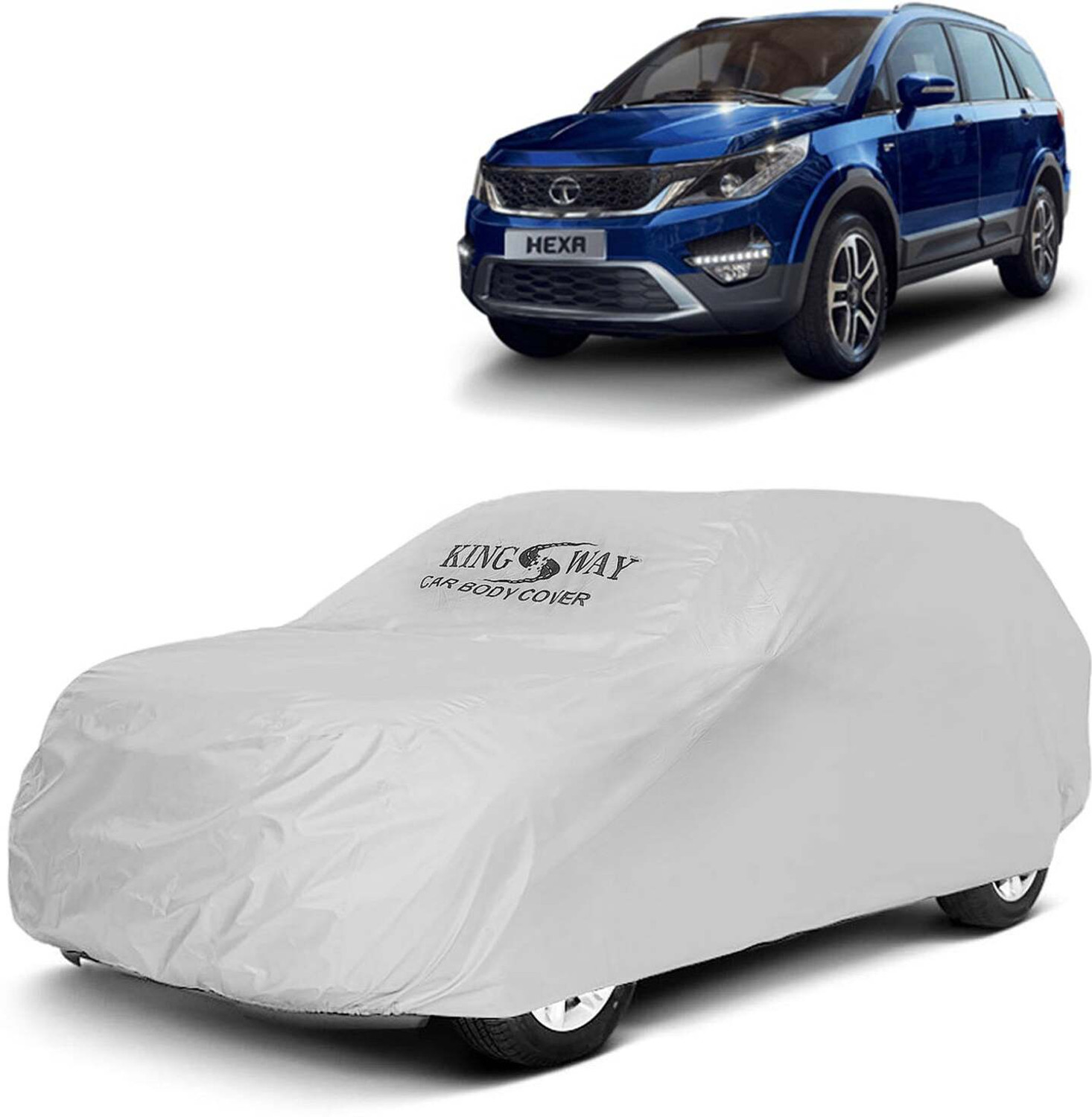 Image of Kingsway Car Cover For Tata Hexa (Without Mirror Pockets)