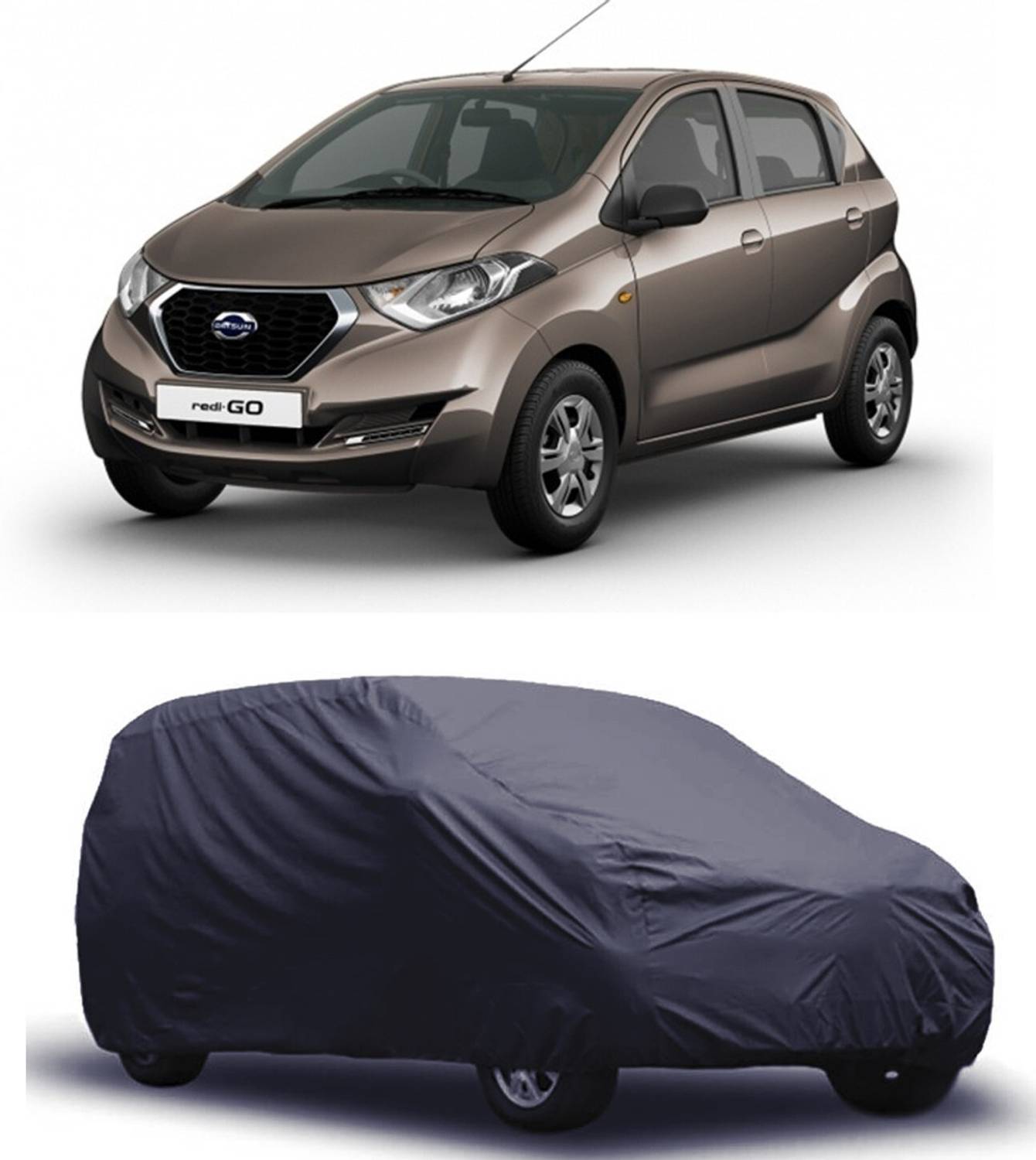 ABS-Tradelink Car Cover For Datsun Go (Without Mirror Pockets)