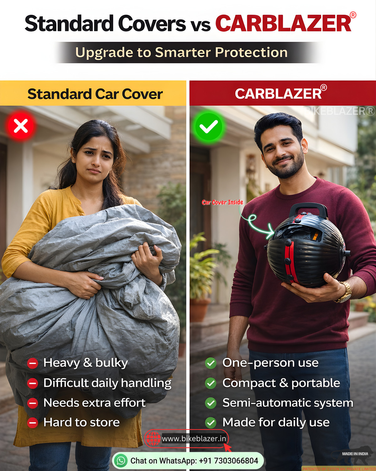 Image of CARBLAZER Car Cover For Kia SELTOS (Without Mirror Pockets)