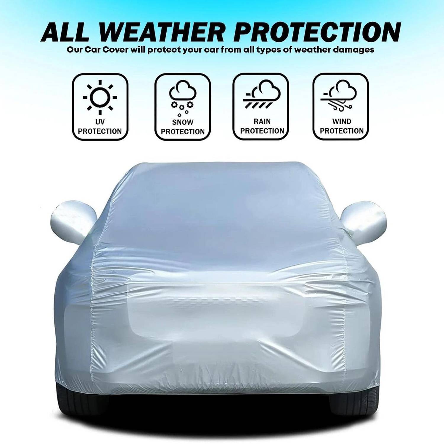 cardashion Car Cover For Maruti Omni Van (Without Mirror Pockets)