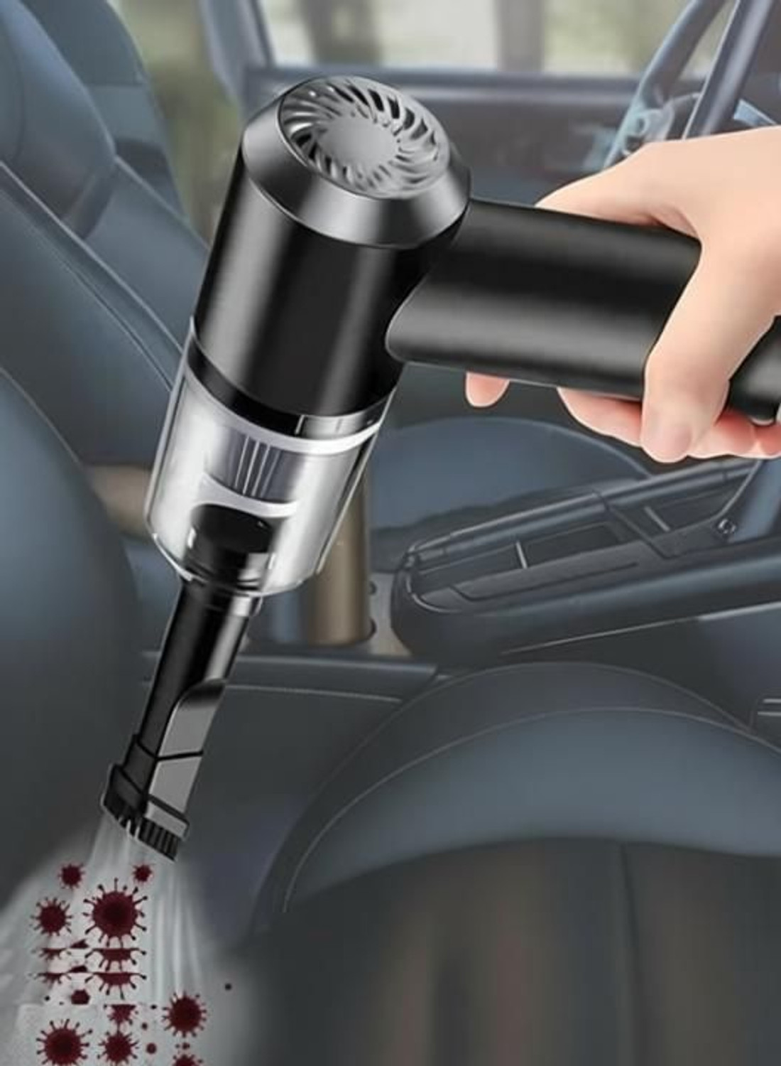 Image of Pia High Power Wireless 2 in 1 Car Vacuum Cleaner S1 High Power Wireless 2 in 1 Car Vacuum Cleaner S3 Vehicle Interior Cleaner