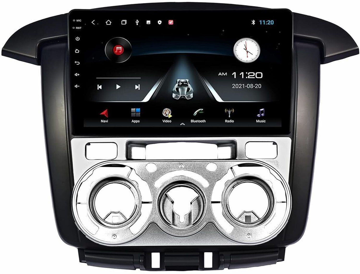 Image of BASSOHOLIC 9 Inch Android Auto /CarPlay | 4 /64GB | IPS Display for Innova | GPS, AHD Camera BS4 Car Stereo