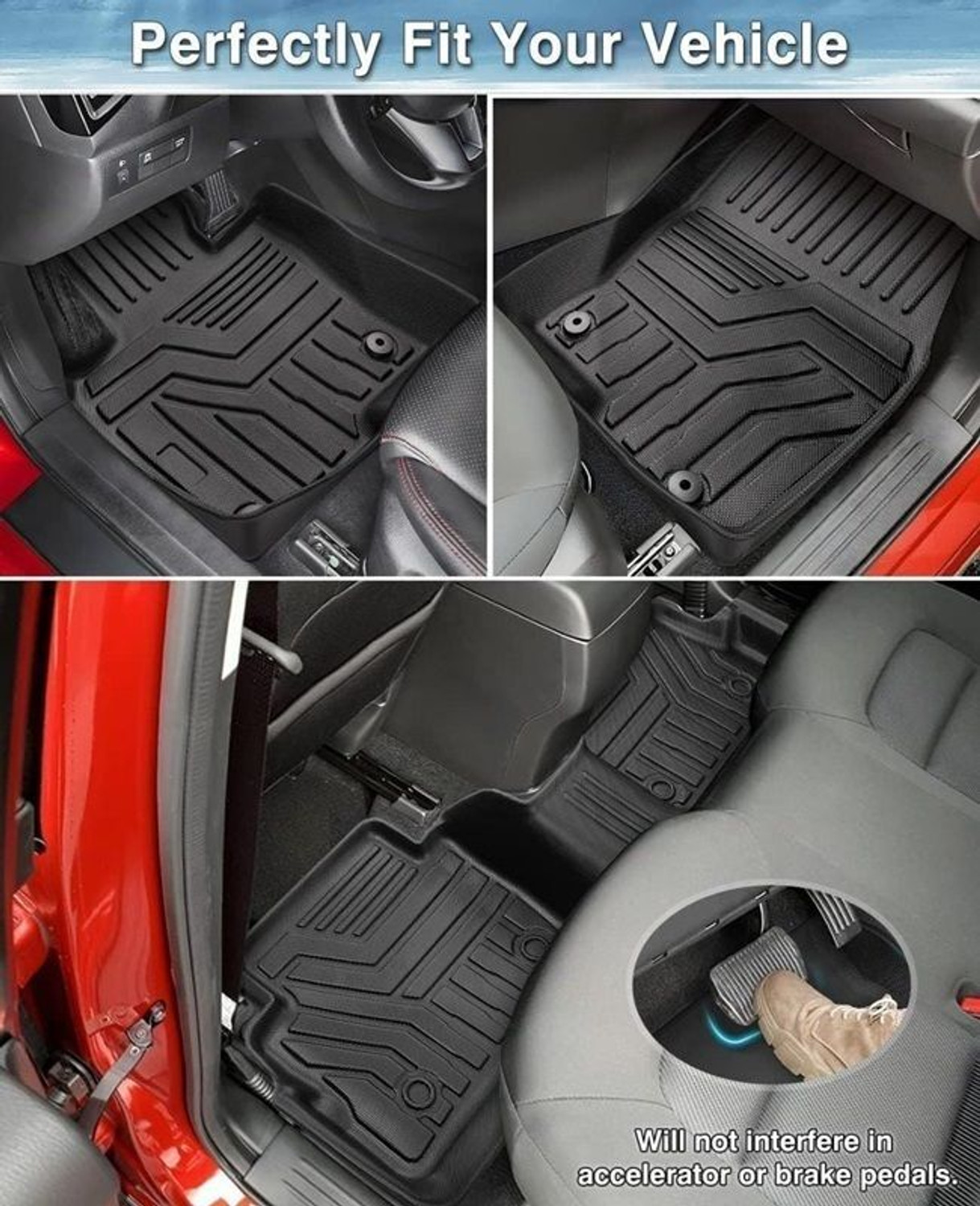 Image of Footsace TPV Tray Mat For Tata Nexon