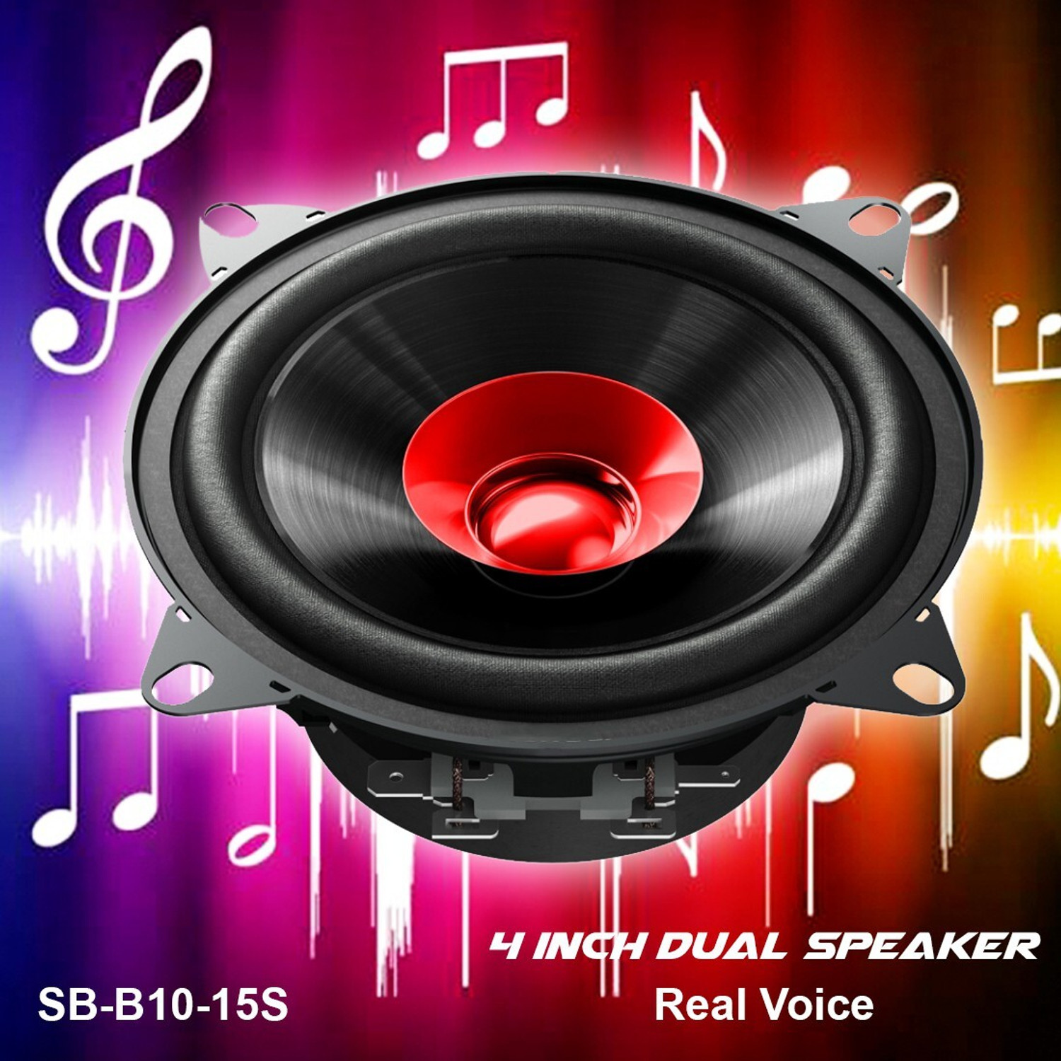 Image of songbird 4 Inch Max Door With Dual A42-SB-B10-15S Coaxial Car Speaker