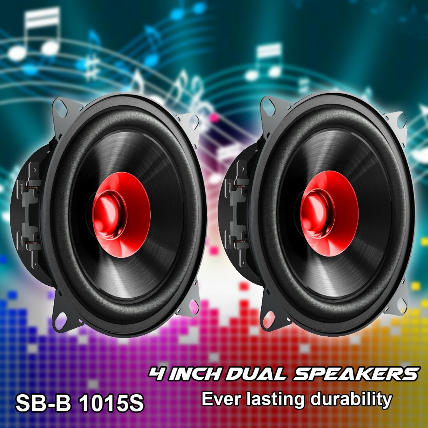Image of songbird 4 Inch Max Door With Dual A42-SB-B10-15S Coaxial Car Speaker