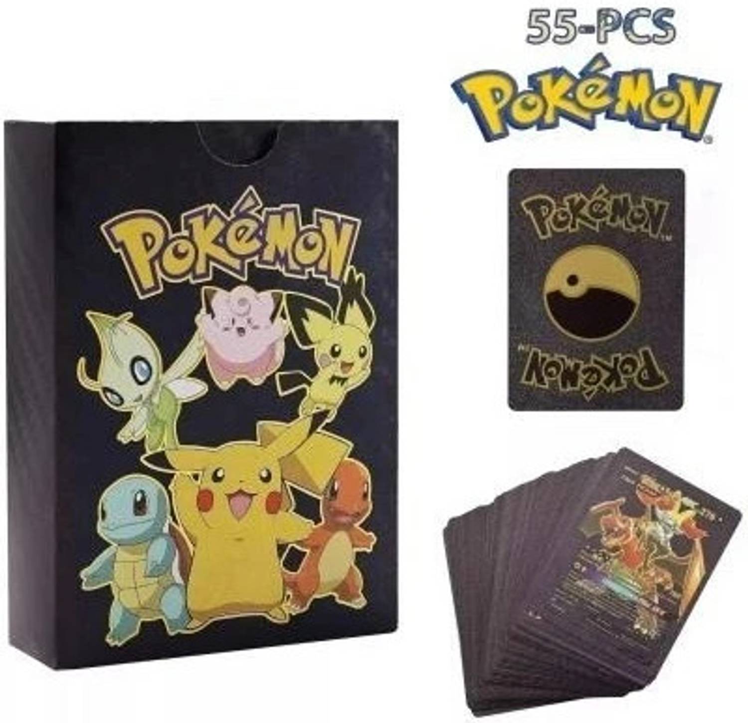 153枚 AR CHR ex 被り無し / Pokémon Cards CrazyBuy Pokemon 55 Pcs Black Foil Cards (, V, GX, EX & Basic