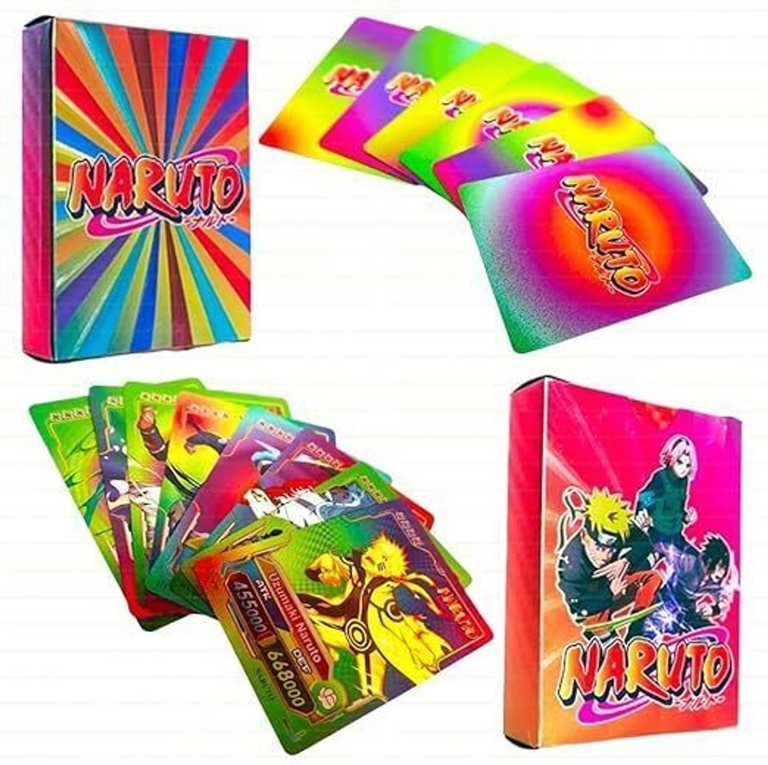 タレントカード RT-95930 kartkaro Naruto Trading Cards Set of 30 | Silver Black Rainbow