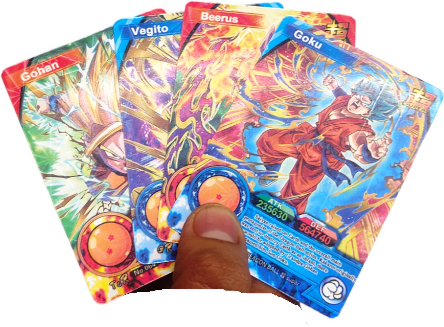 WOYR 18PC (144 Cards) Dragon Ball Super Cards|Goku Cards|Dragon