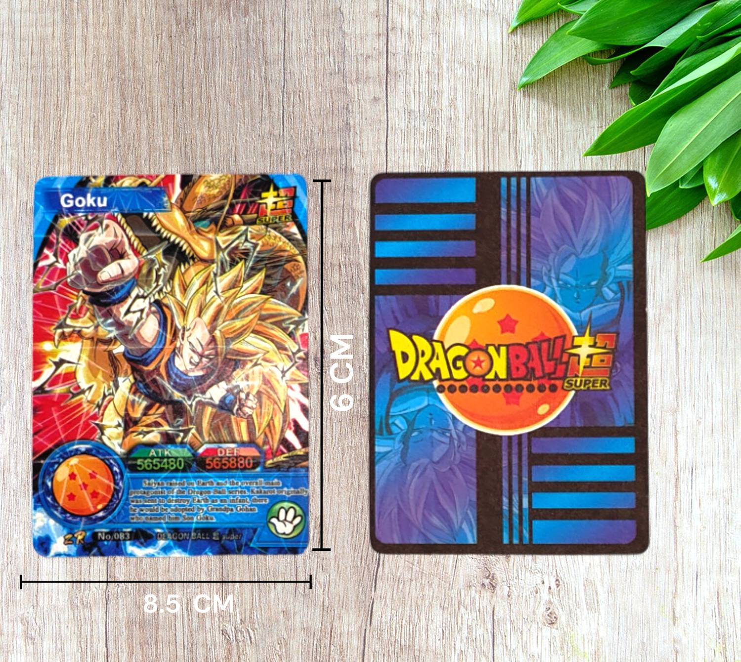 WOYR 4 Set Dragon Ball Super Playing Cards|DBZ Cards| Goku Cards