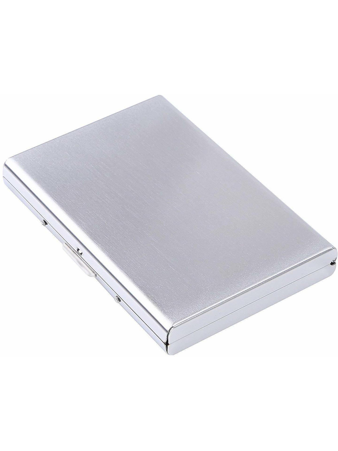 Image of Yatee Men & Women Casual, Ethnic, Formal, Travel Silver Aluminium, Plastic Card Holder