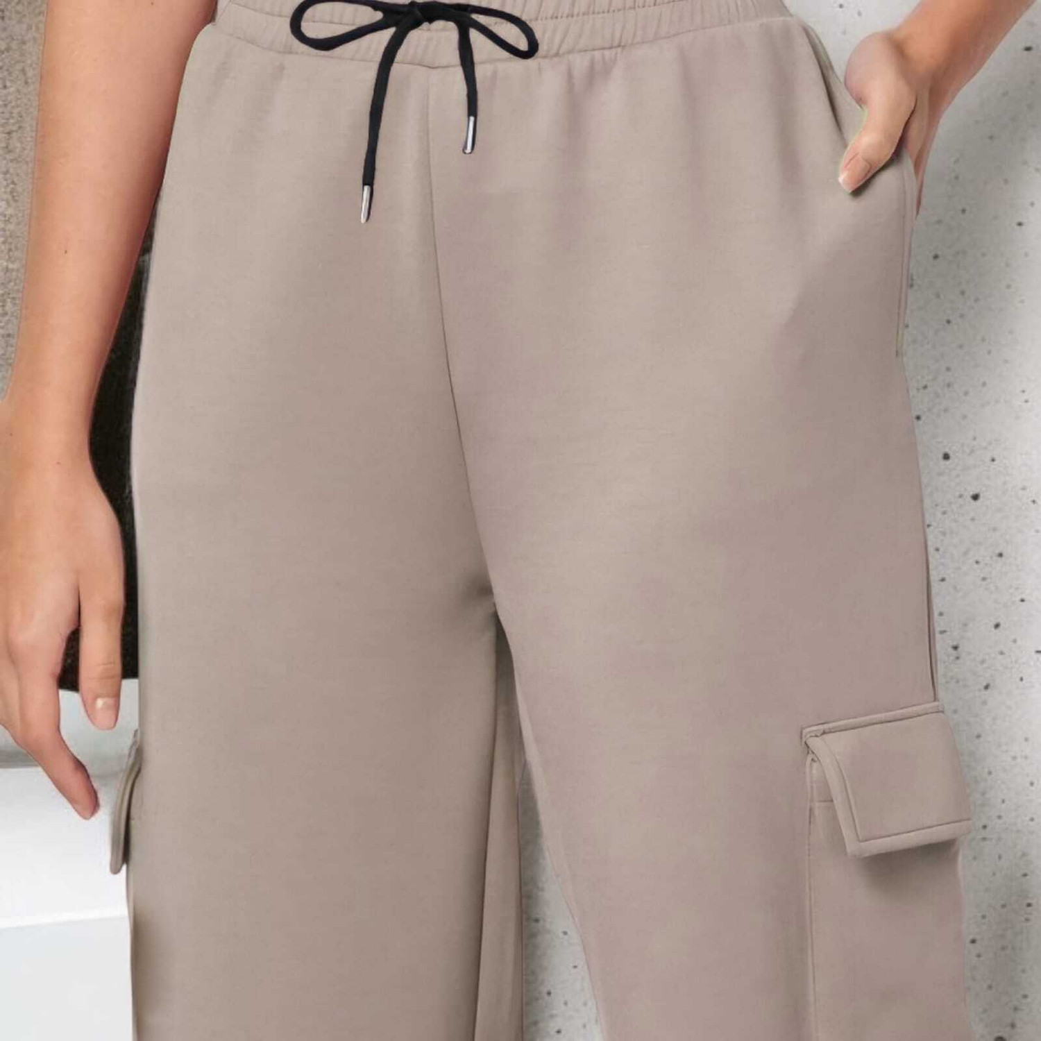 Image of PYTHONSTYLE Women Cotton Blend Cargos