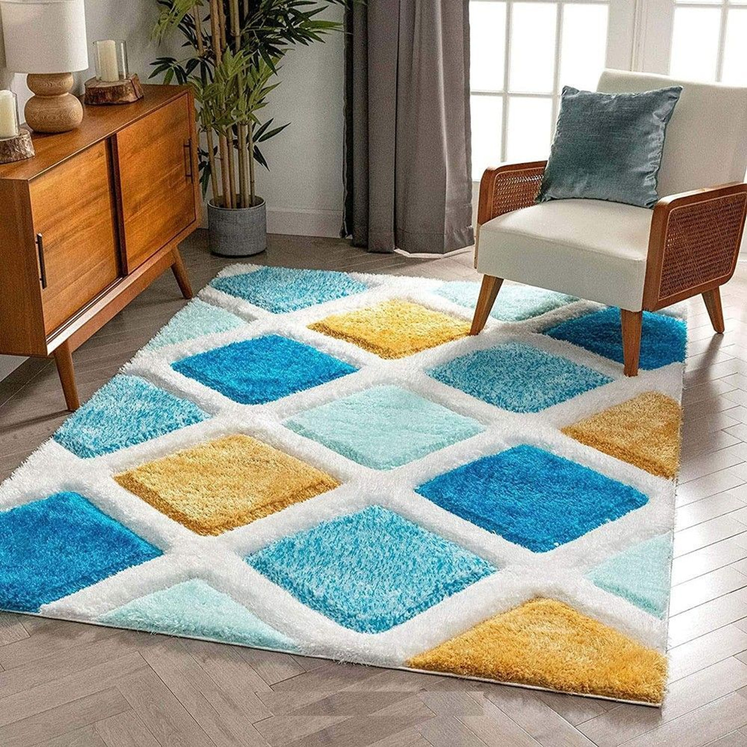 Image of masterknot 5 ft X 7 ft Polyester Carpet