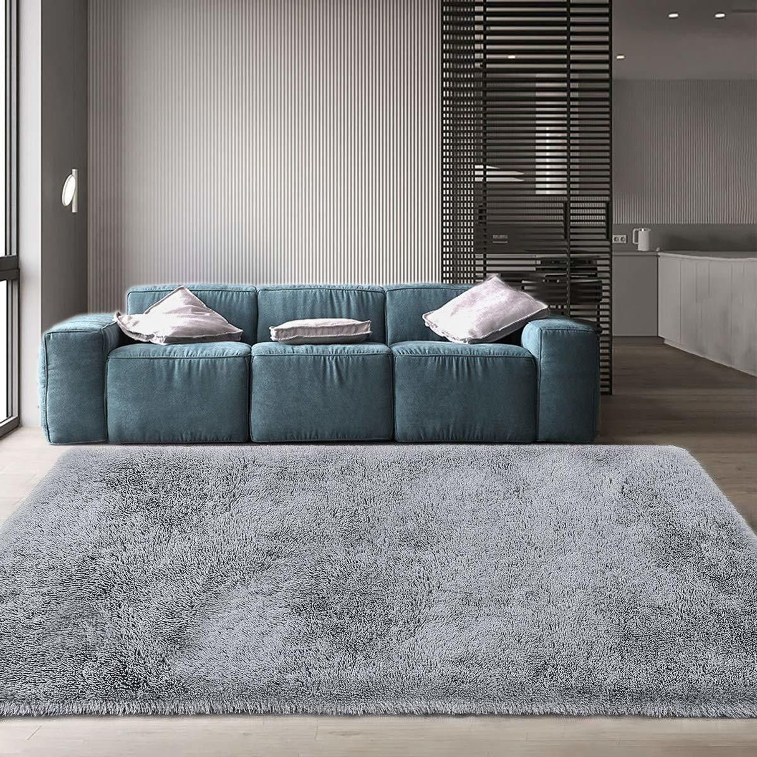 Image of saifrugs 4 ft X 2 ft Polyester Carpet
