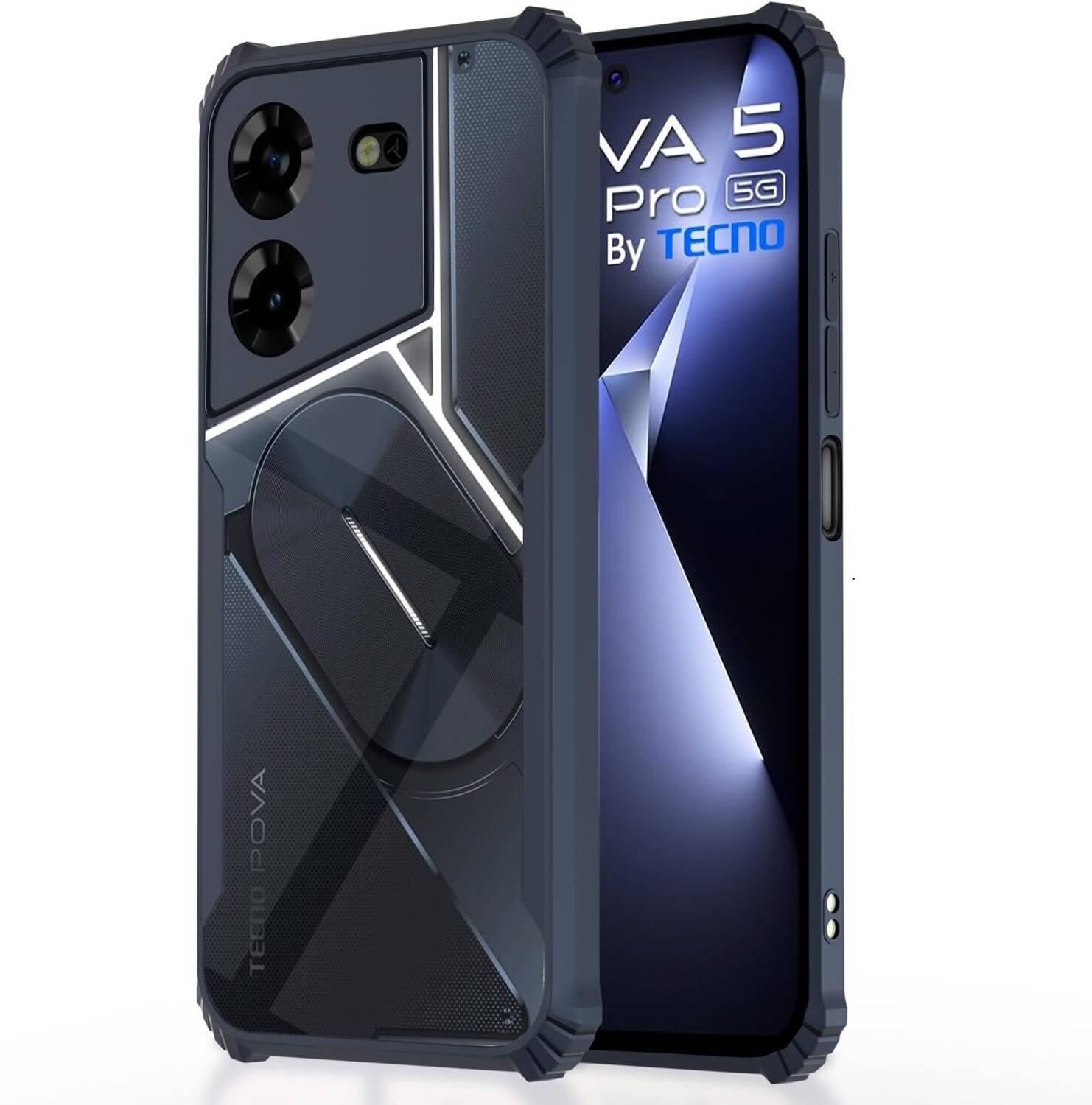 Foncase Back Cover for Tecno Pova 5 Pro 5G
