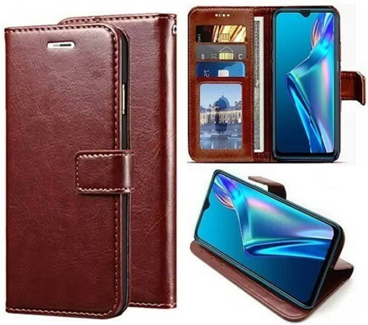 Aarov Flip Cover for Vivo Y20