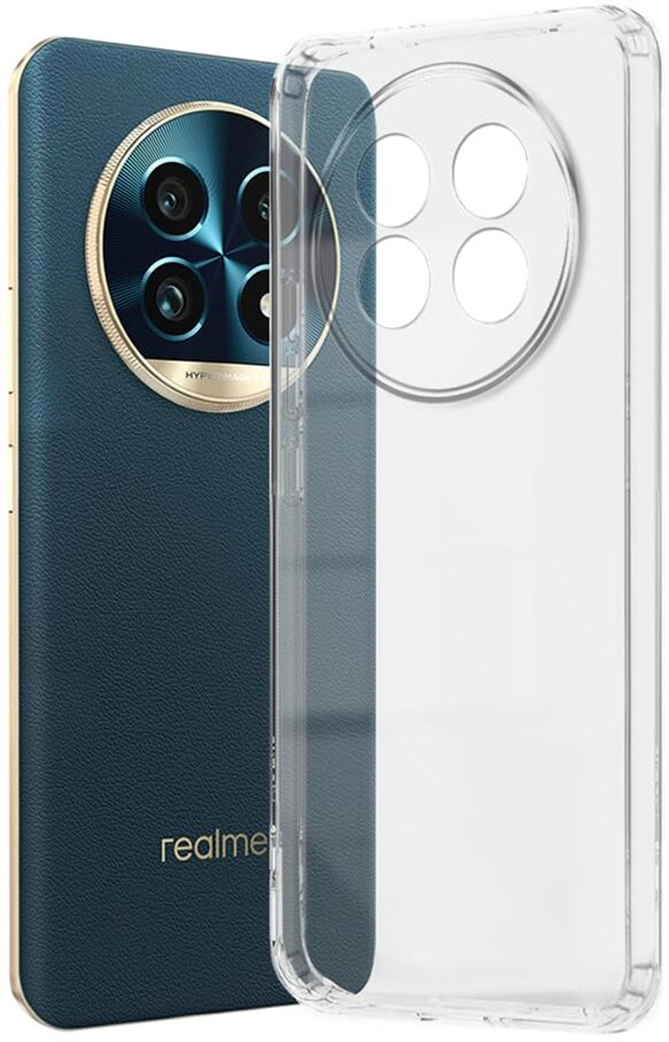 Image of VAPRIF Back Cover for Realme 13 Pro 5G, Realme 13 Pro Plus 5G Camera Protection, Anti-Dust Plug, Slim Shockproof