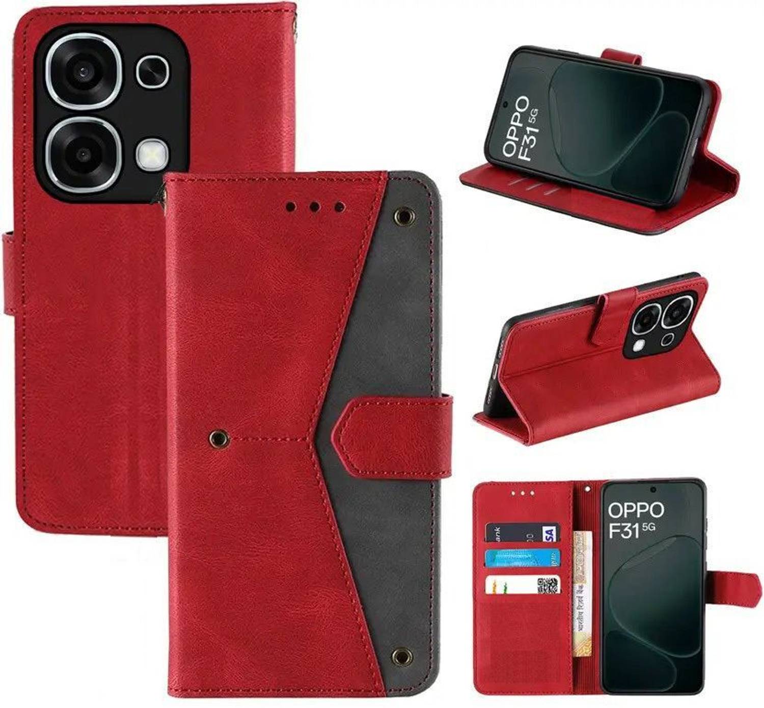 Aaghosh Flip Cover for OPPO F31 5G, OPPO F33 5G