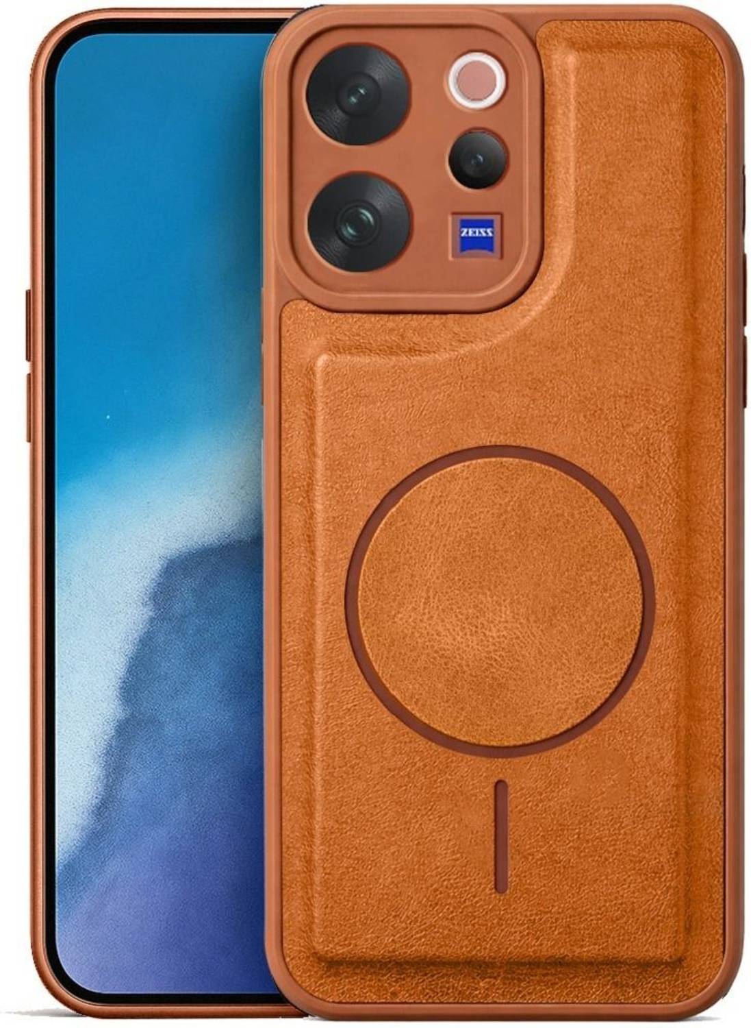 Luxecase Back Cover for vivo V70 Elite 5G Brown - Image 1