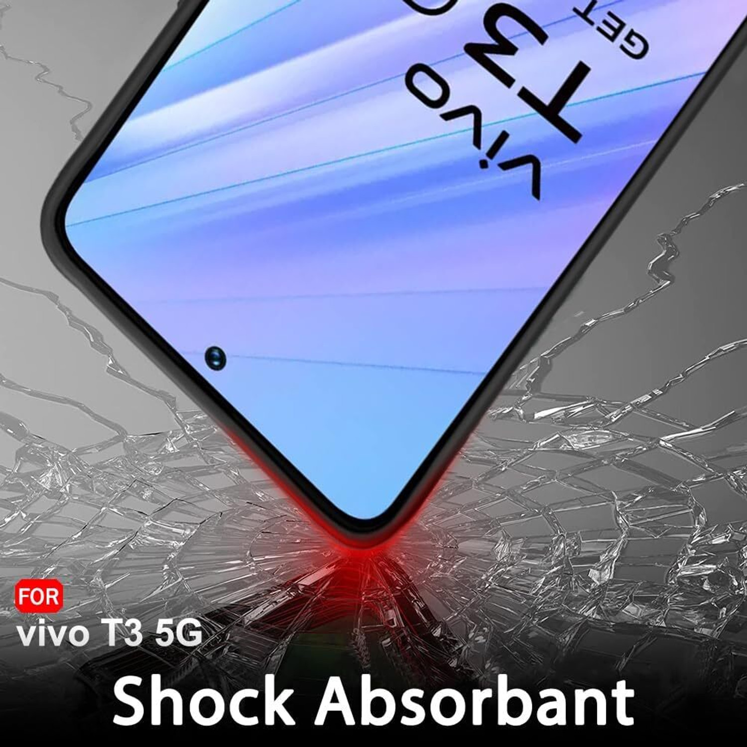 Image of JGVAN Back Cover for vivo T3 5G
