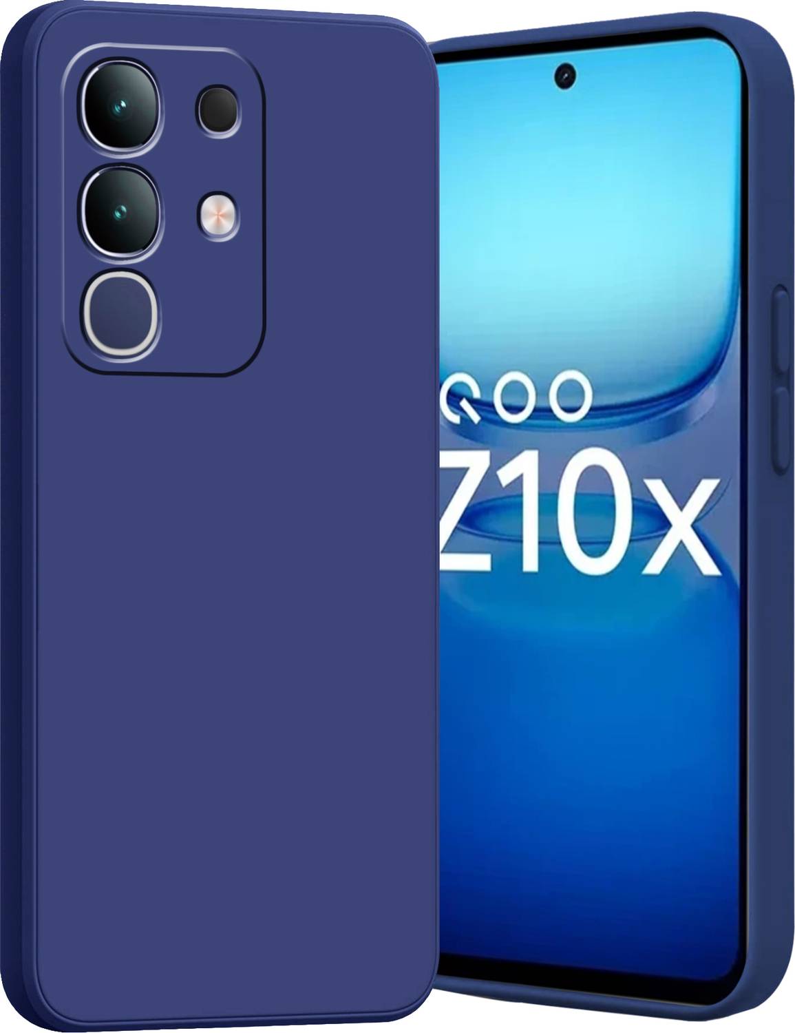 Ascensify Back Cover for iQoo Z10X 5G Soft Silicone Shockproof, Flexible, Slim & Protective Case