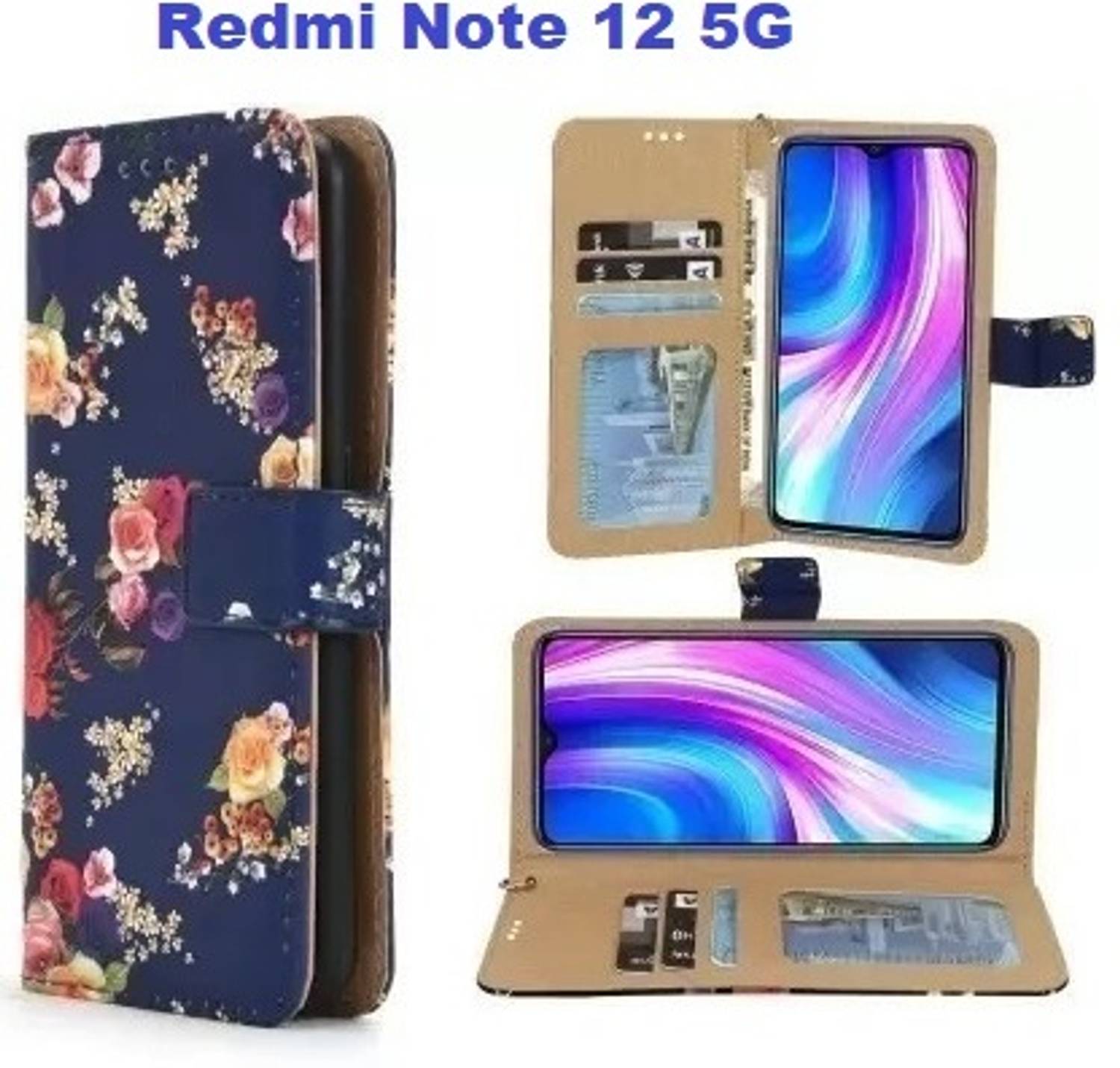 Aarov Flip Cover for Redmi Note 12 5G