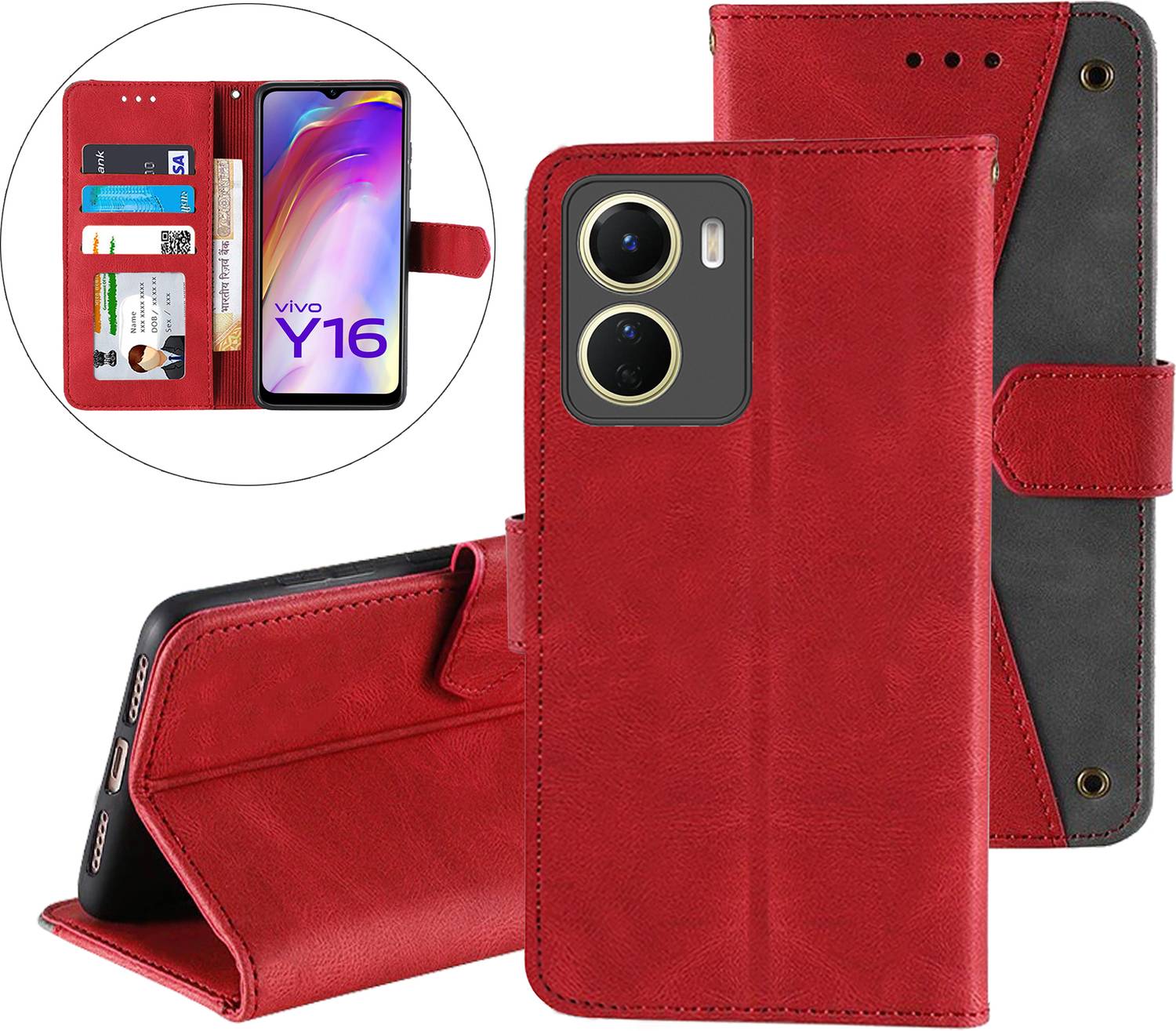 Autofocus Back Cover for Vivo Y16