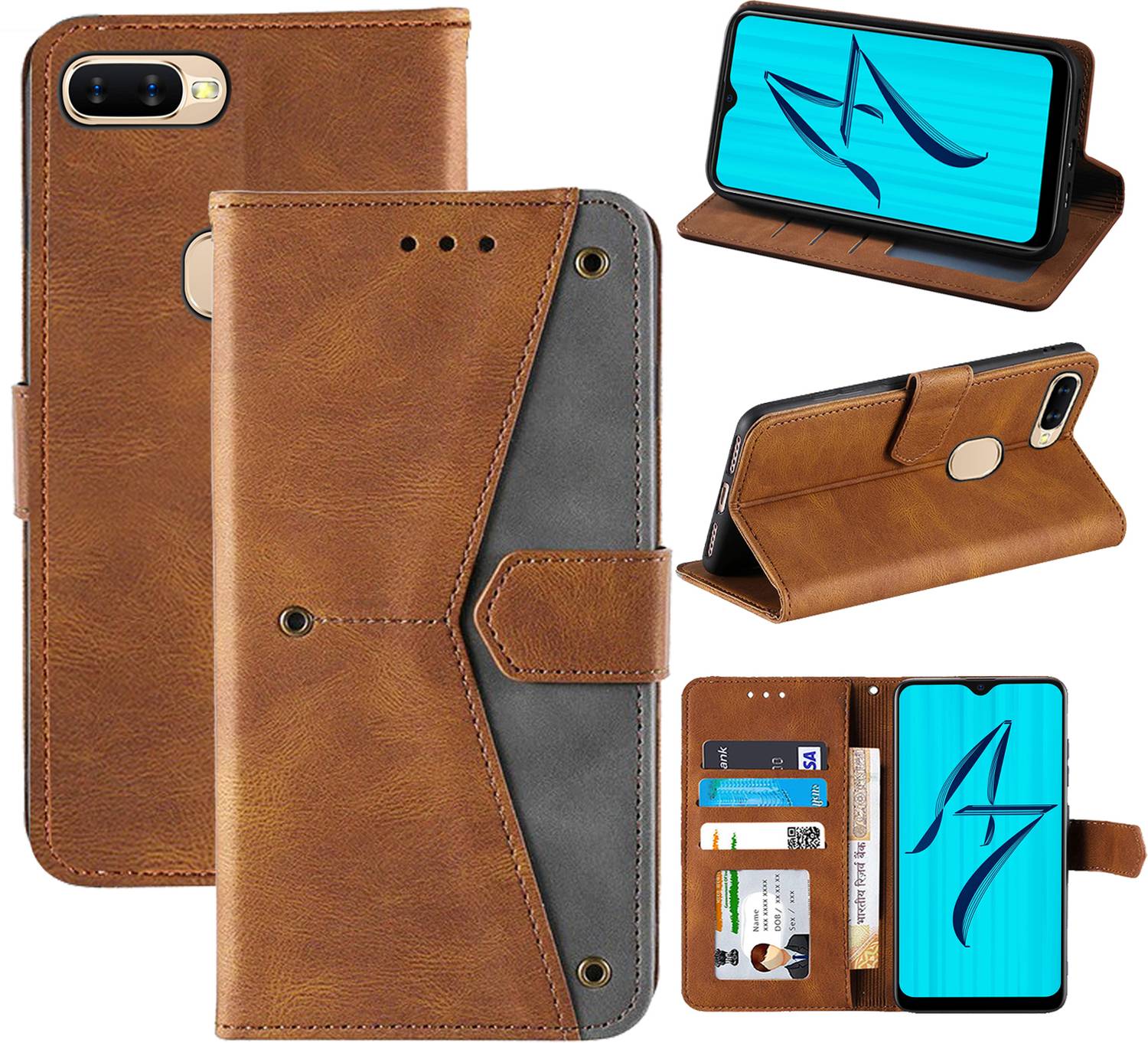 Autofocus Flip Cover for Oppo A7