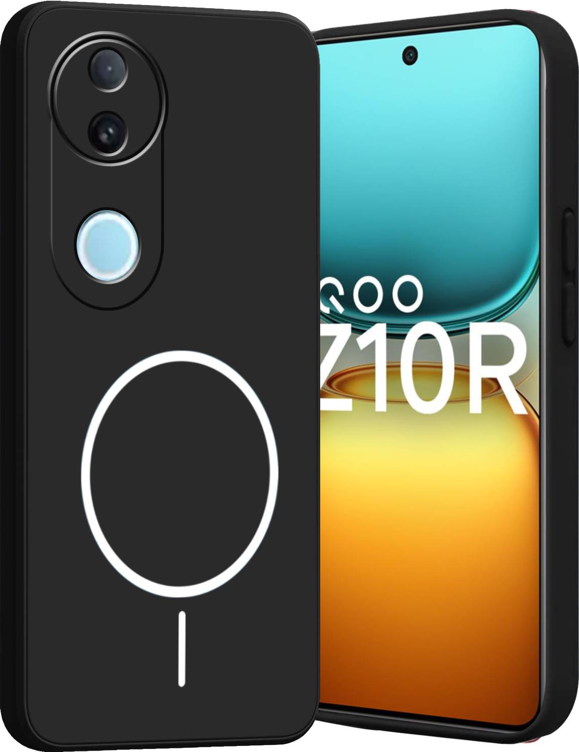 Ascensify Back Cover for iQoo Z10R Soft Silicone Shockproof, Flexible, Slim & Protective Case