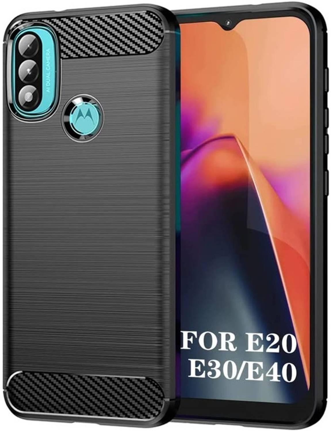 BINTAGE Back Cover for Motorola Moto E40