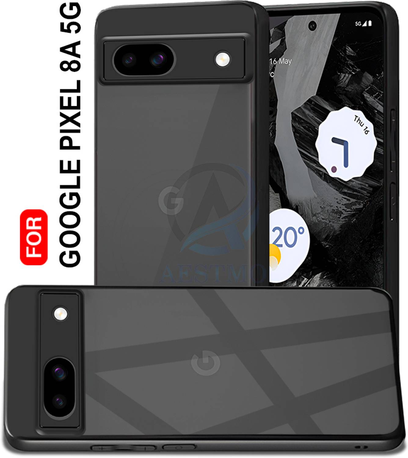 AESTMO Back Cover for Google Pixel 8A