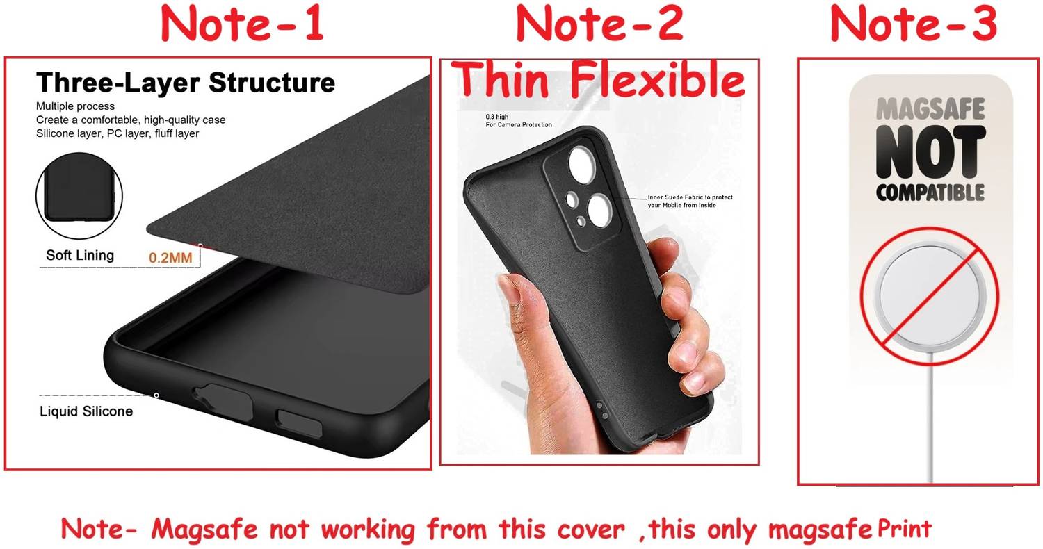 COVERBLACK Realme P4x 5G Rubber Back Cover - Image 4