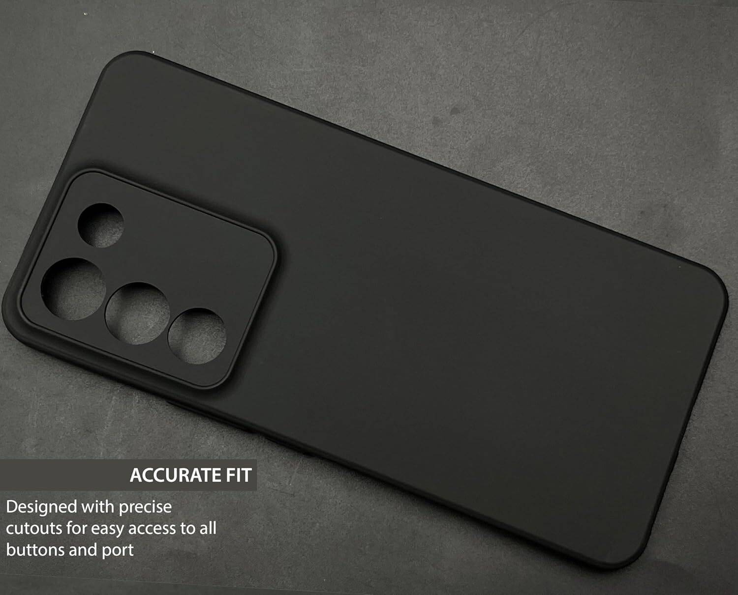 Khatudi Back Cover for Vivo Y200 5G Black - Image 4