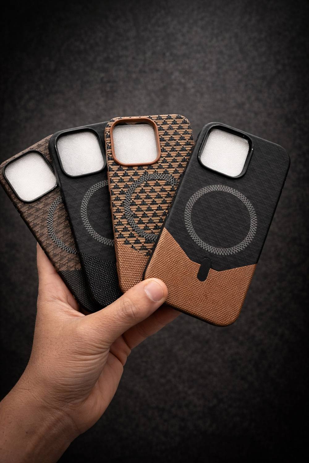 Toto Back Cover for iPhone 15 Pro Max Brown - Image 3