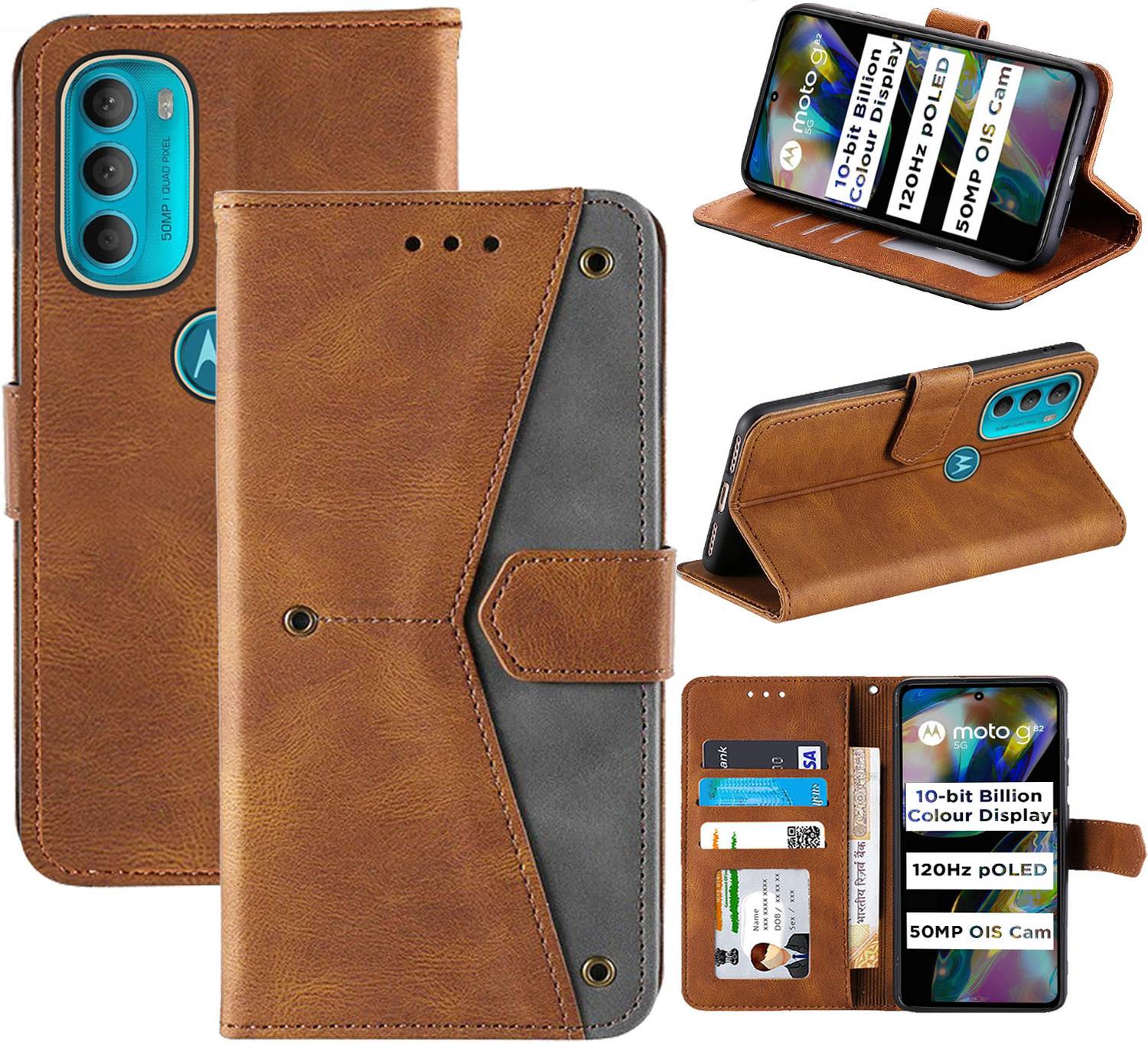Autofocus Flip Cover for Motorola G82 5G, Moto G82 5G, Motorola Moto G82 5G