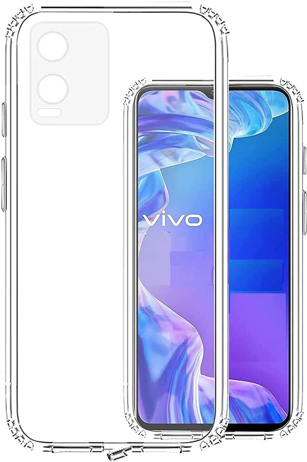 coverplay Back Cover for Vivo T1X