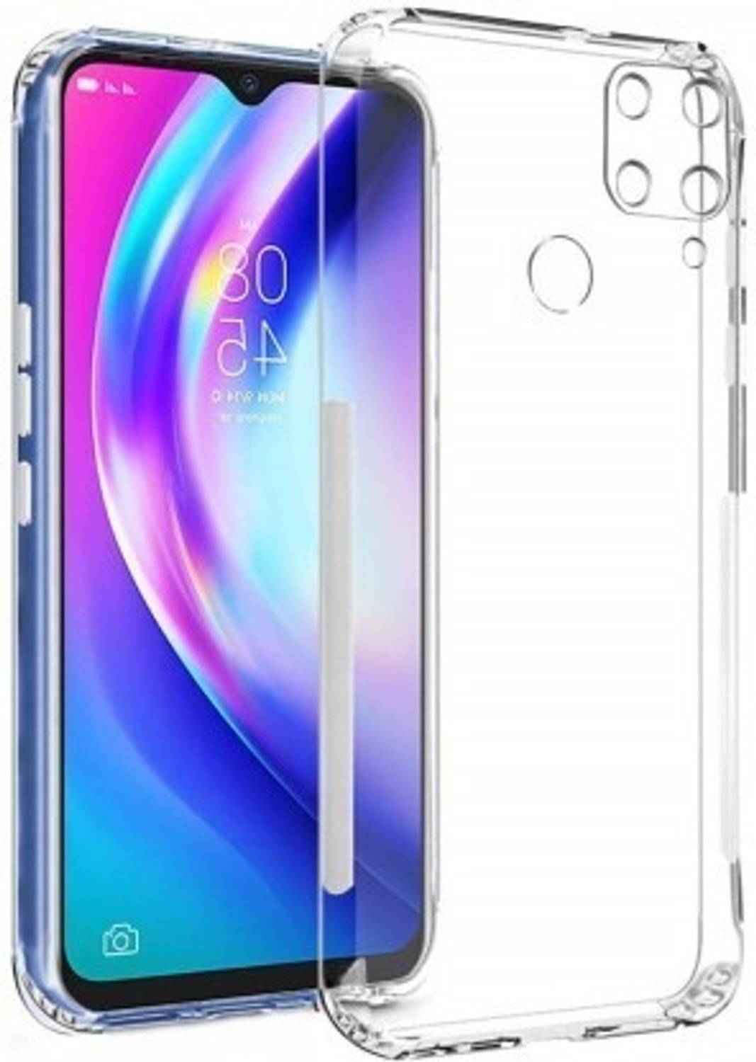 Aarov Back Cover for Realme C15, Designer Plain Back Cover
